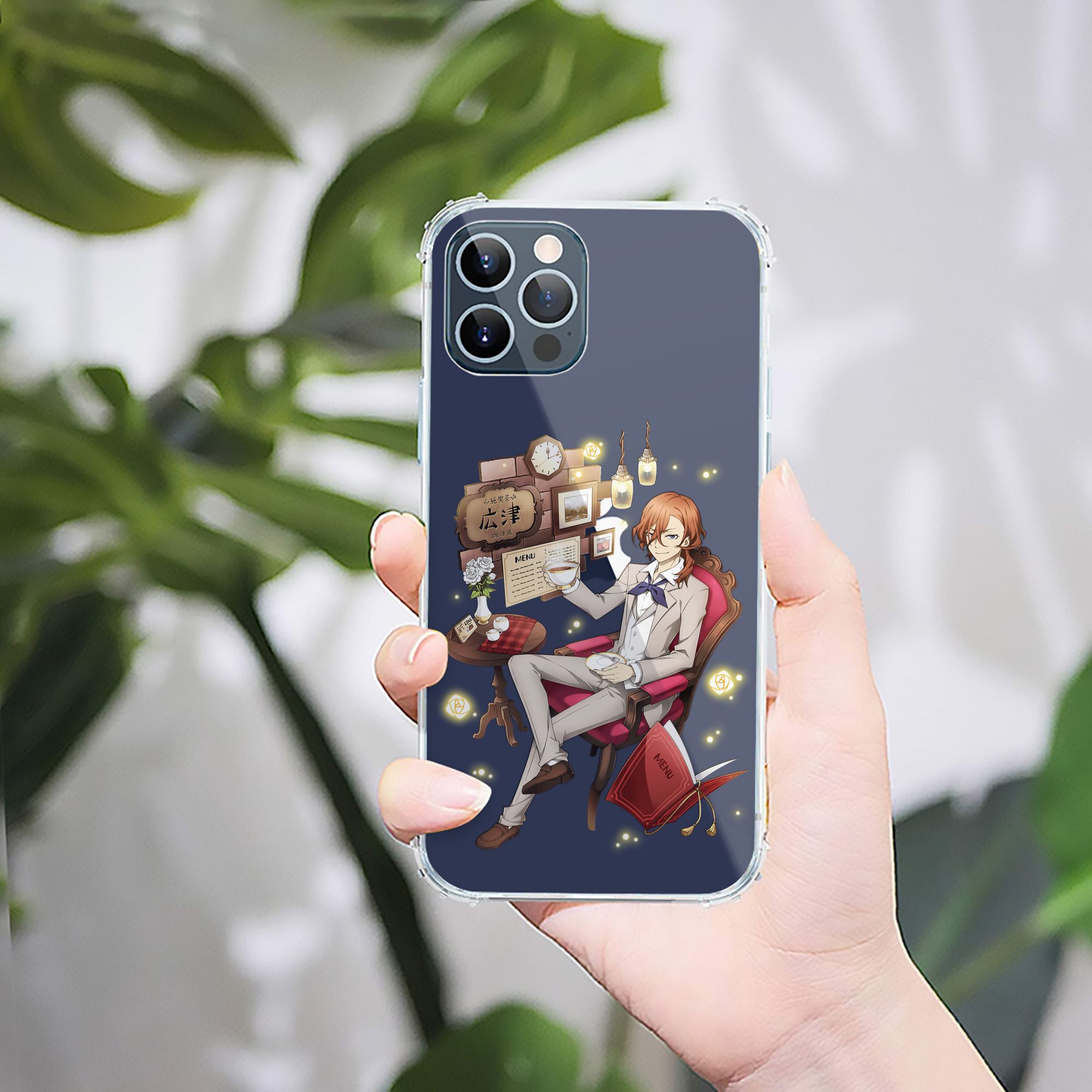 （画像用） 文豪ストレイドッグス Bungo Stray Dogs 【iPhone 12シリーズ対応】透明スマホケース（クリアソフトケース）